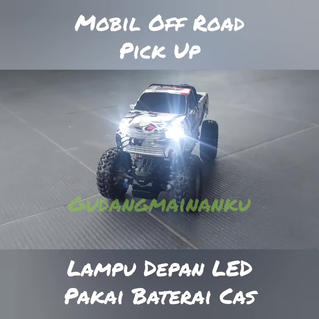 Mobil RC Remote Control Mobil Rock Crawler Pick-Up Off Road remot mainan indonesia