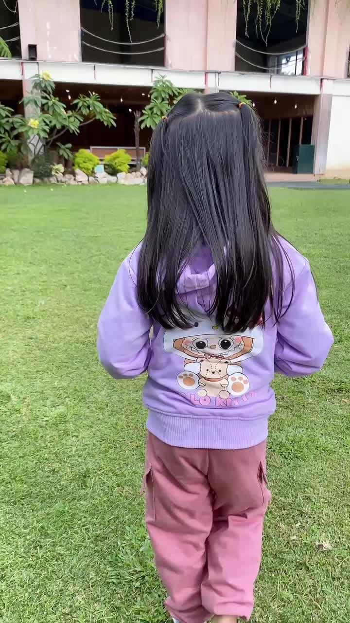 ARL SUPPLY - Jaket Anak Perempuan Bisa Pakai Nama untuk Usia 2-12 Tahun - Fashion Anak
