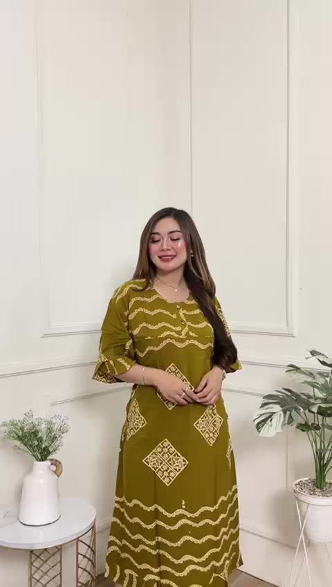 Daster jumbo wanita busui ld 130 rayon viscose premium