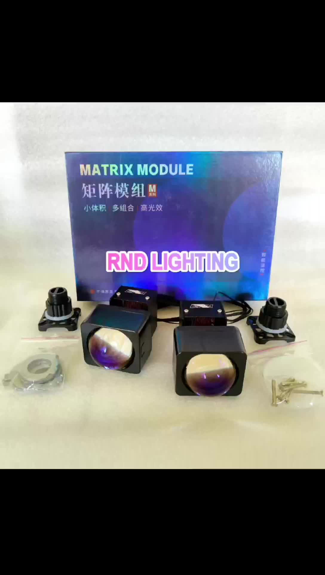 Projector Biled 1.5 Inch RND IDS15 Matrix Low 38W High 45W Cooper Tube Heatsink Purple Lens Bergaransi