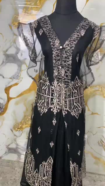Outer Brukat Sapto / Outer Olla Tunik Brukat Kondangan // tulle MOTIF RANDOM