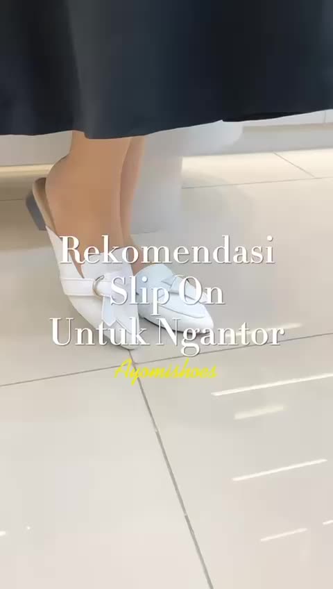 Ayomichan - Clarice AYM928 Mules Wanita Heels / Hak 3 Cm Black Shoes