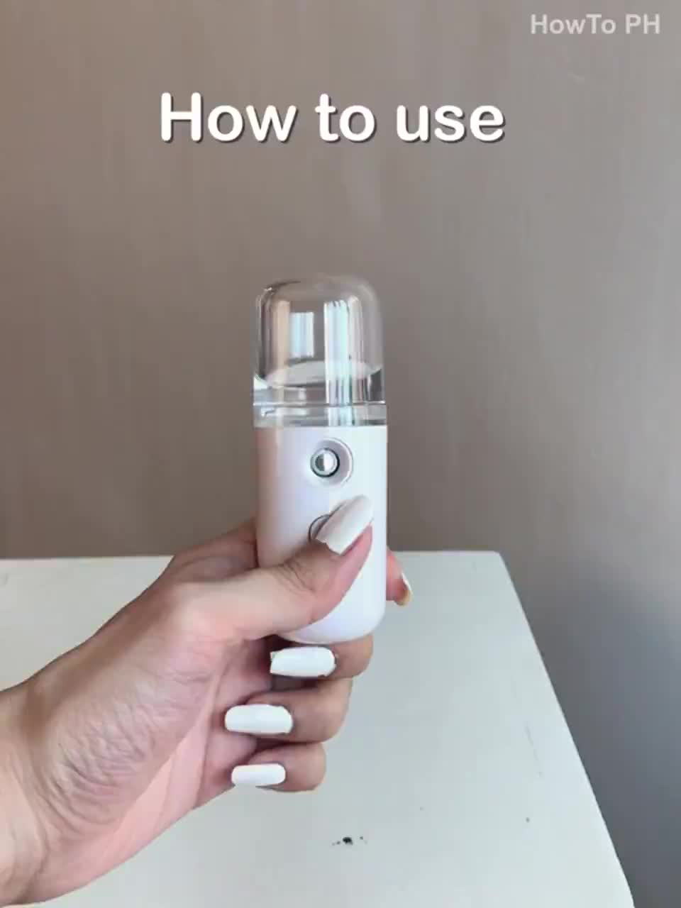 Nano Spray Perawatan Wajah Mini Portable Hand sanitizer machine alat sanitizer AA