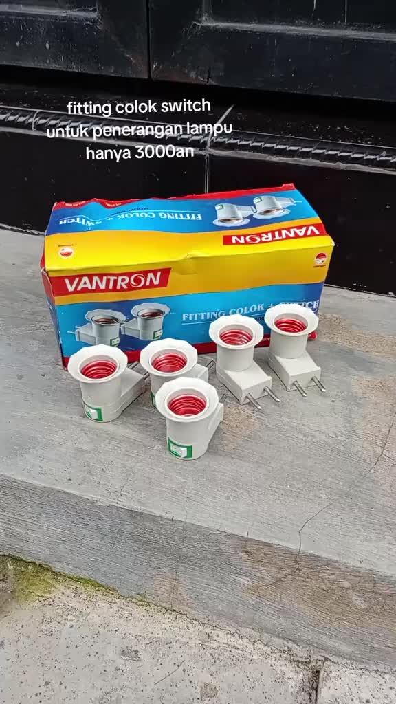 Fitting Colok Fitting Saklar Lampu Fetting Lampu Tidur Switch On Off Bohlam