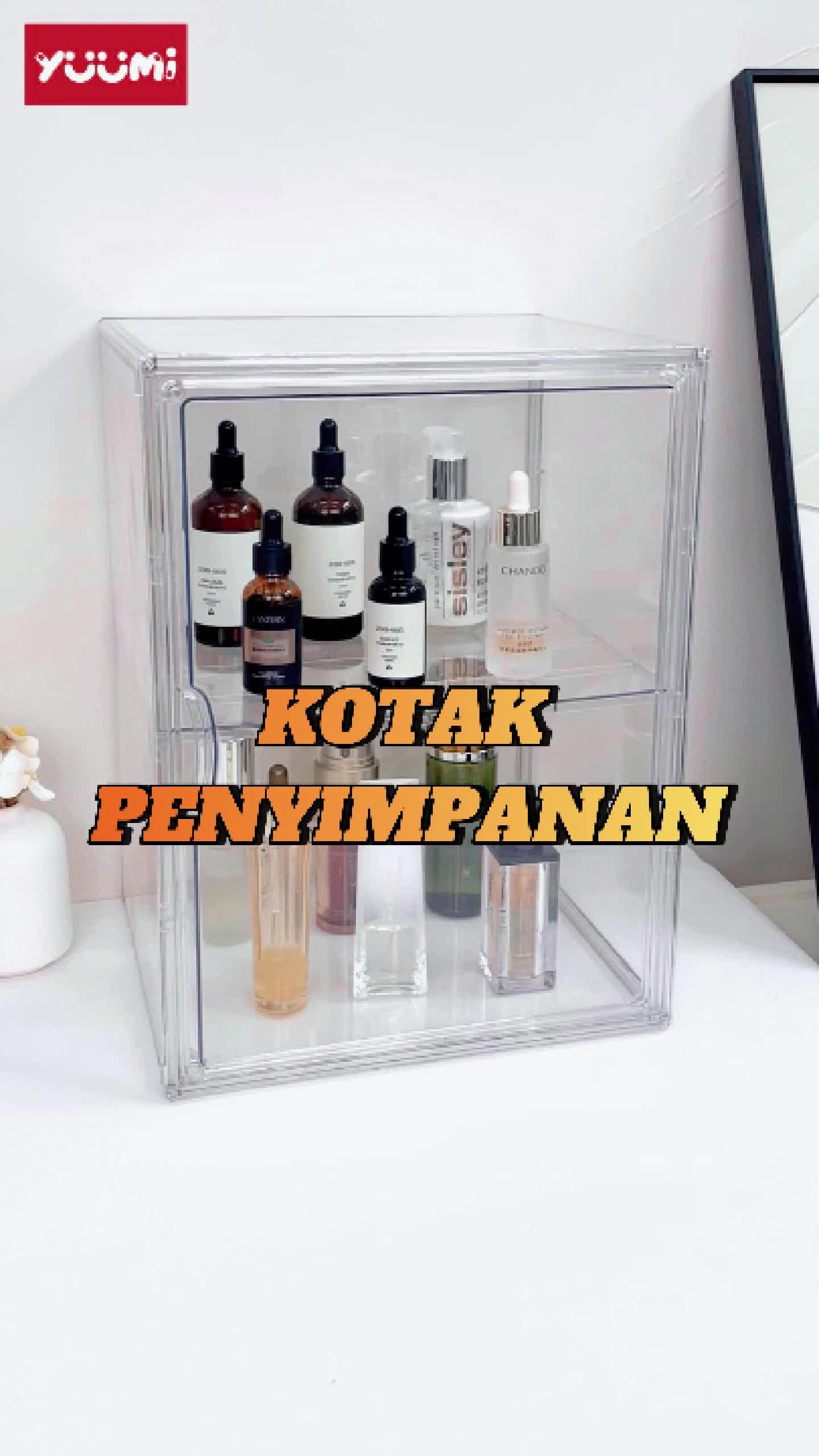 YUUMI Kotak Penyimpanan Akrilik Transparan Ukuran Ekstra Besar untuk Figure/ Mainan/ Anime/ Dunia Dua Dimensi/ Boneka/ Display Figure/ Penyimpanan Tas Tangan/ Babythree/ Penyimpanan Kosmetik/ Penyimpanan Tas/ Kotak Sepatu/ Kosmetik/ Rak Buku/ Rak Gelas
