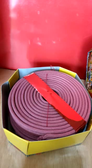 Tahio hio dupa lingkar bulat lilit putar 24 jam SCR889 aroma primrose