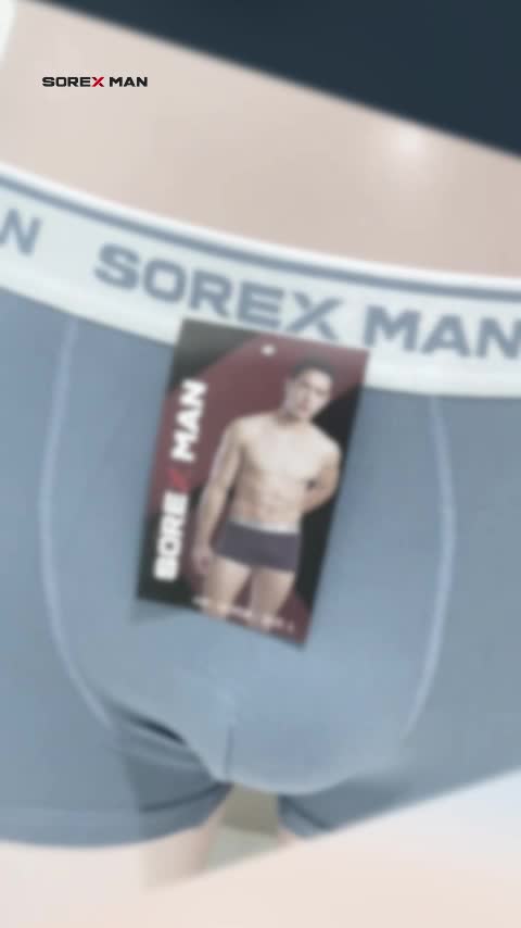 (1 PC) Sorex Man Boxer Pria Super Soft Daily Basic Trunk Celana Dalam CD 3908