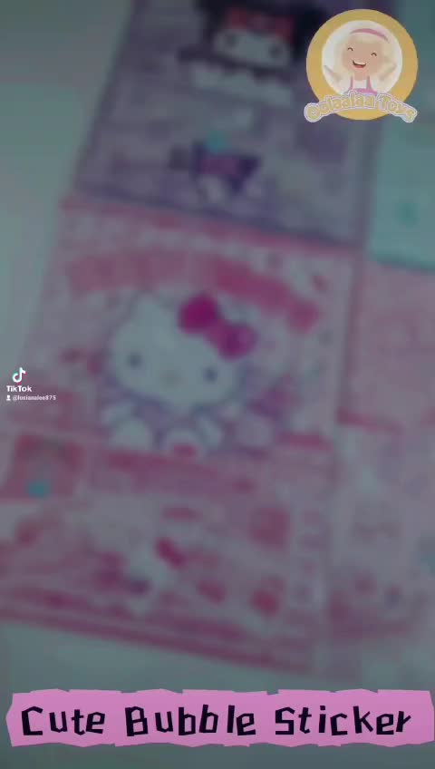 Buku Stiker Lucu A4 / Bubble 3D Sticker Book Viral Quite Book / Kuromi