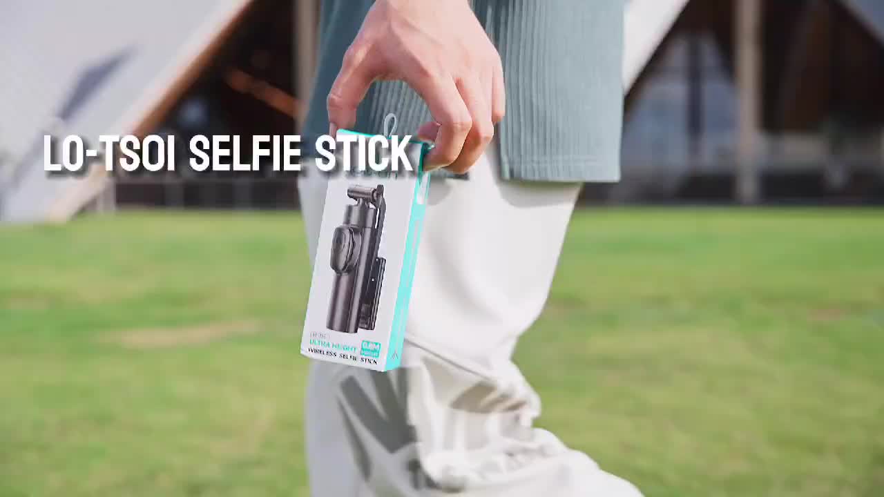 LOG ON WIRELESS SELFIE STICK 80 CM ULTRA HEIGHT LO-TS01 TONGSIS BLUETOOTH TRIPOD BLUETOOTH