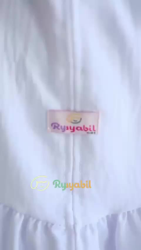 Gamis Stelan Putih Anak Perempuan Manasik Haji 2-10 thn Airflow Baju Muslim
