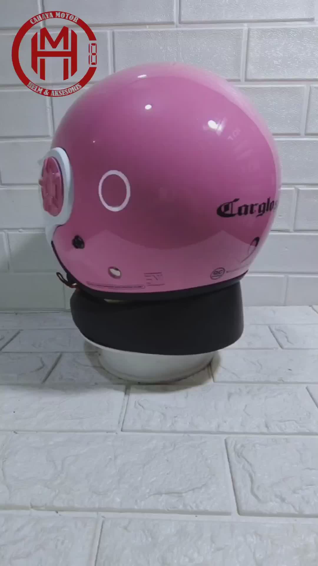 HELM CARGLOSS YRH HIJAB|HELEM RETRO ORIGINAL Motorcycle