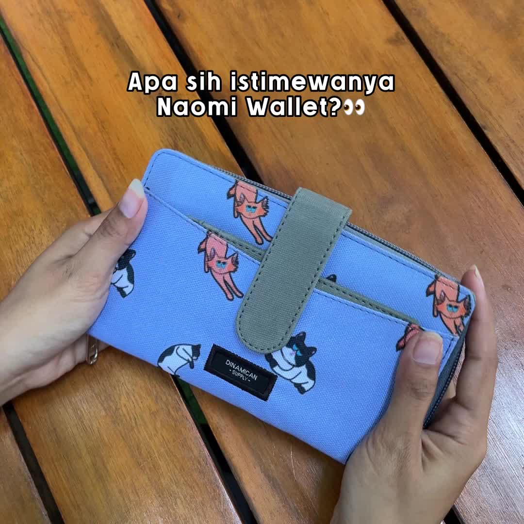 Naomi Series - Dompet wanita panjang dompet pouch cewek kartu donpet koin Dinamican Supply