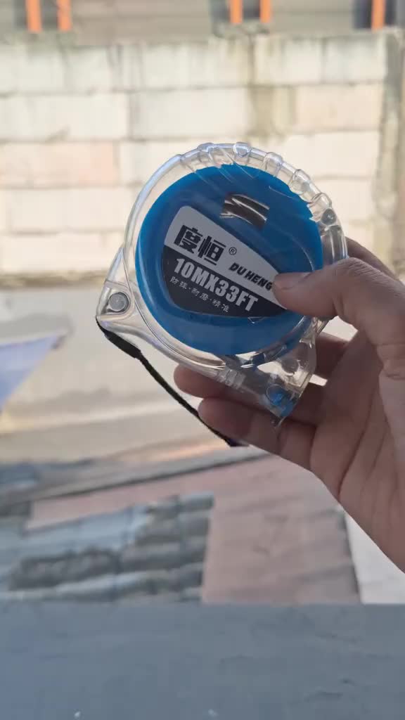 Meteran Bangunan Pita Portable 10 Meter Alat Ukur Tukang STAINLESS DUHENG