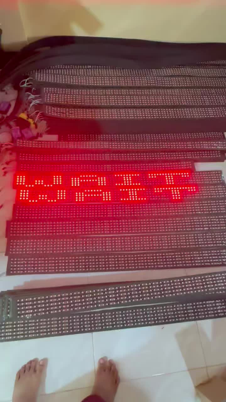 LED ART MODIFICATION MODUL STROBO 5 BARIS MINION DORAEMON ANGRY BIRD RUNNING TEXT 12 VOLT DAN 24 VOLT