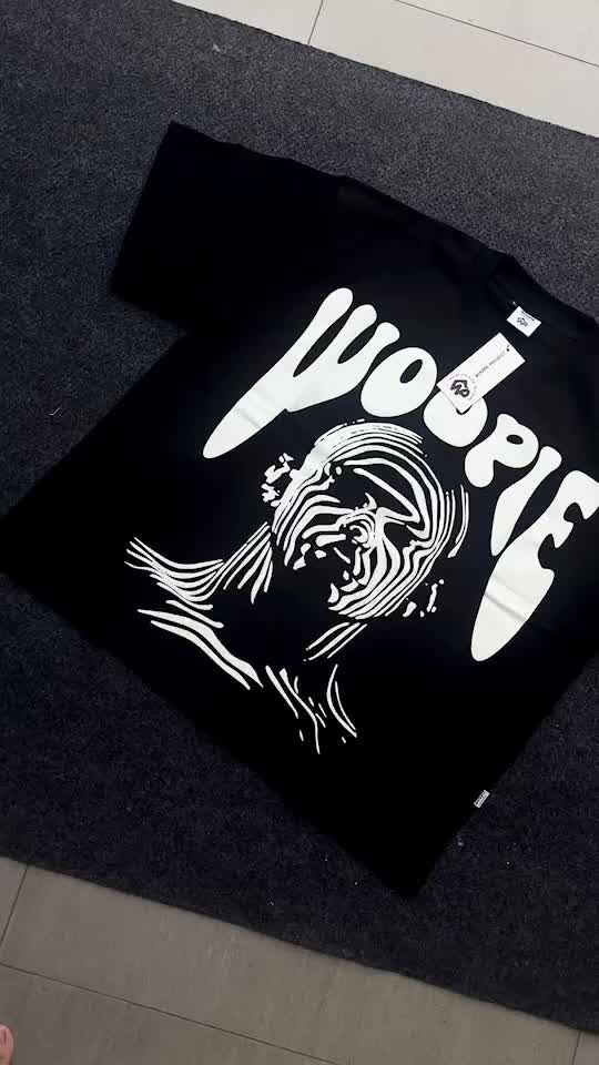 Woopie Project Boxy T- shirt Kaos Oversized Pria Dan Wanita Katun Combed 20s | Baju Atasan Distro Sablon Pria Wanita Streetwear