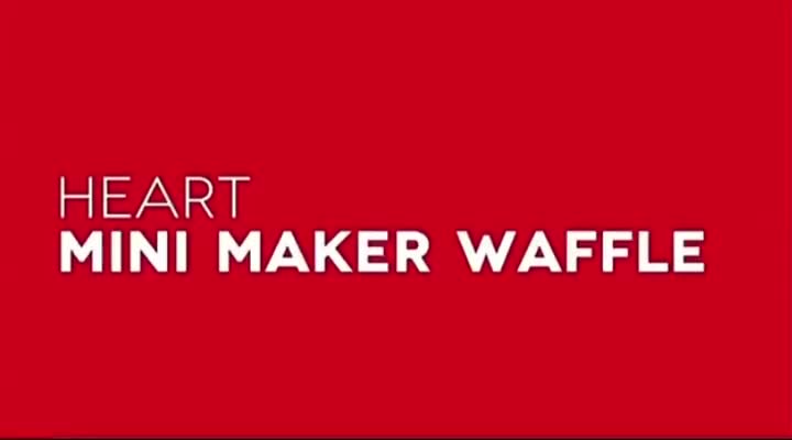 Mini Waffle Maker Elektric Love - Pembuat Waffle Mini Bentuk Love