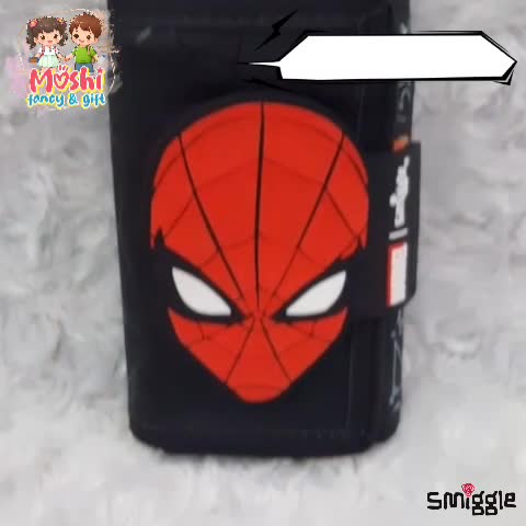 Dompet Spiderman / Dompet Lipat Anak Spiderman / Dompet Tali Anak Laki-Laki Spiderman Boy