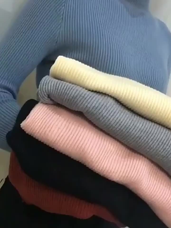 ATASAN RAJUT WANITA (kerah ) Baju Rajut Wanita Kaos Wanita Lengan Panjang / manset baju