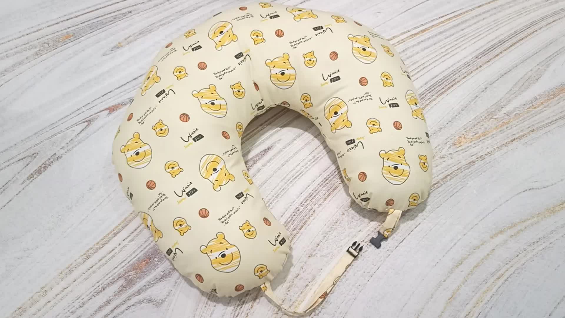 Bantal Badan Menyusui Multifungsi dengan Gesper untuk Menyesuaikan Ukuran Pinggang Bayi Ibu