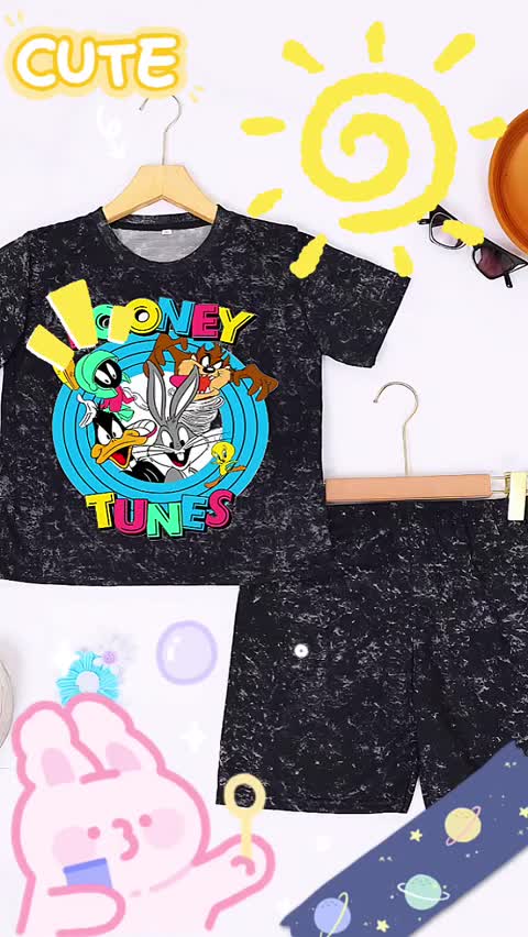 UP.trendy - Setelan anak wash laki-laki dan perempuan celana pendek ONE PIECE bahan babyterry / Pakaian anak wash celana pendek unisex 1-10 tahun Fashion