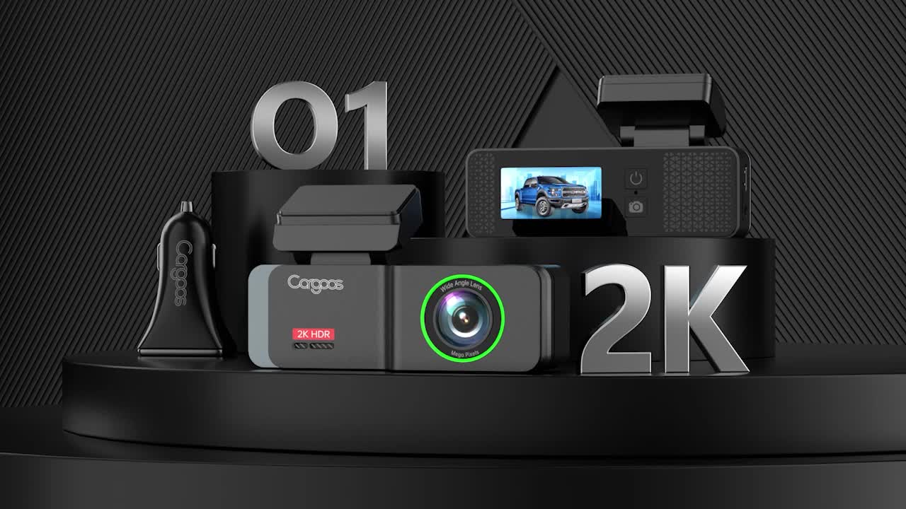 【SPECIAL】Cargoos O1 Car Dashcam 2K 1440p GPS Wifi G-sensor Night Vision Aplikasi Kamera Mobil Kendaraan