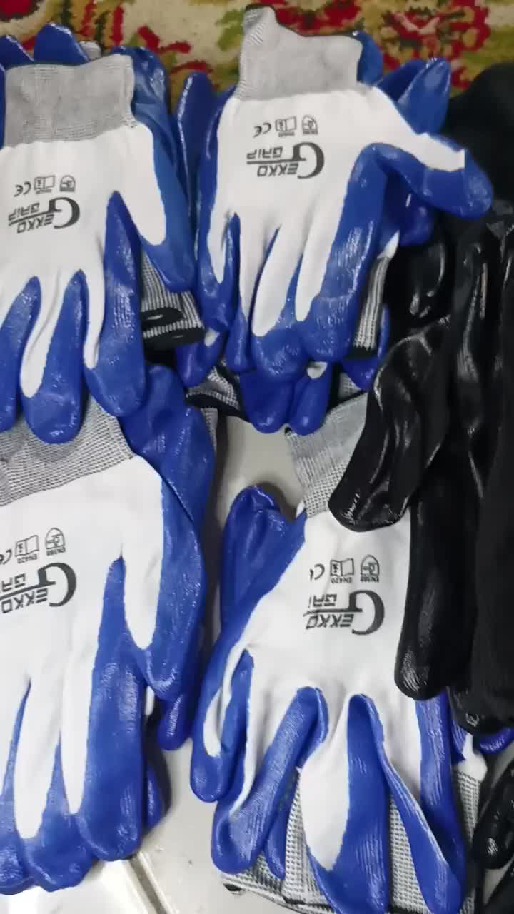 3 PASANG SARUNG TANGAN LATEX SAFETY KERJA PROYEK SARUNG TANGAN BERKEBUN