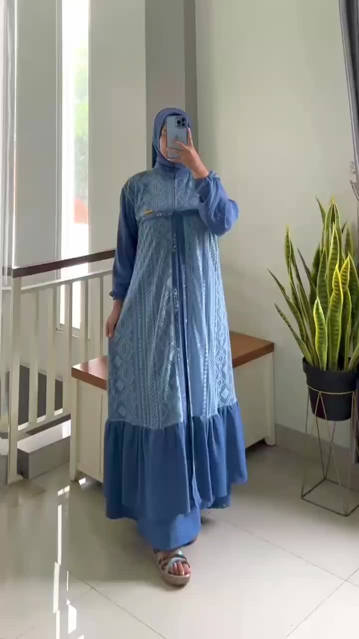 {MEISYA} GAMIS CINTA || FULL CRINGKEL SUTRA MIX BRUKLAT MALIKA VARIASI SWAROSKI SET HIJAB PASMINA Gamis Muslim Mewah Layer Payet  Tebal