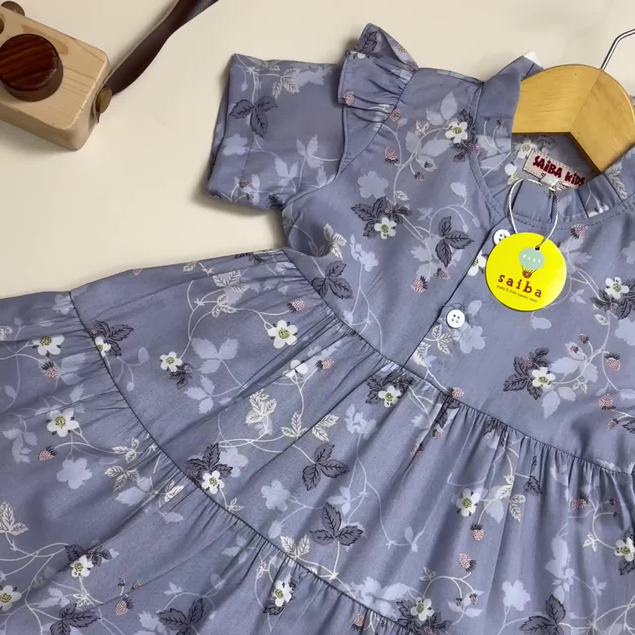 Dress Anak Saibakids Bahan Katun / Usia 1-4 tahun / Pakaian Anak Perempuan