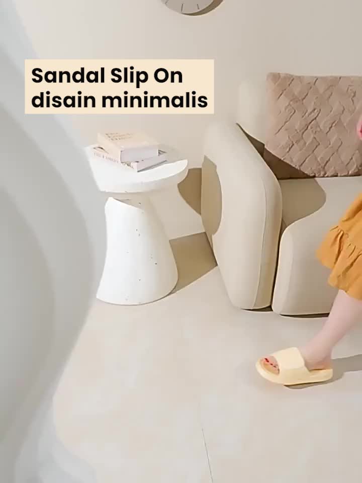 【BELI LOKAL】Inaso Sendal Slip On Casual Pria Wanita Fashion Sandal Slop Karet Sendal Pria Wanita Anti Slip HSN195