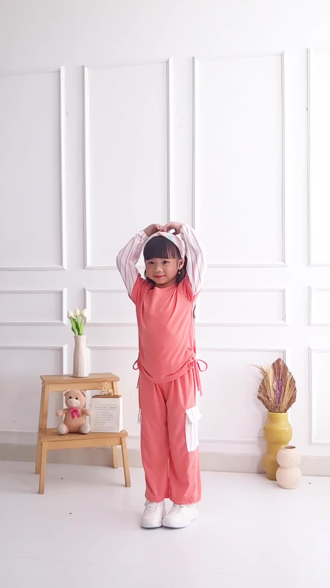 CHERYLPICK Setelan cute Azahra anak perempuan usia 4 sampai 12 tahun  Fashion
