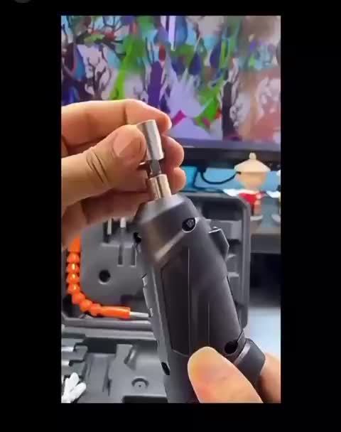 Mesin Bor Obeng Set Lengkap Baterai Charger obeng  yukido obeng