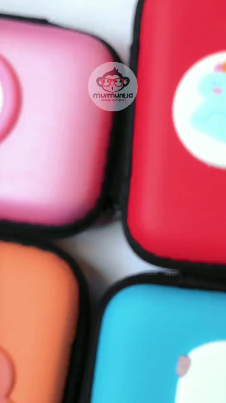 Dompet Headset Headphone Charger Earphone Karakter Multifungsi Pouch Travel Size HM056 - XOBOX