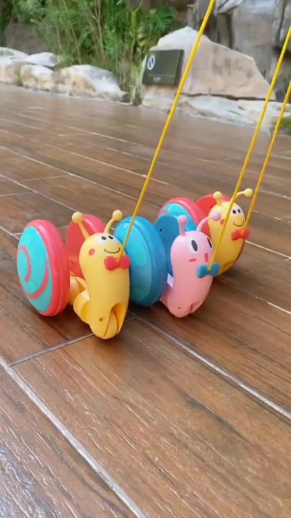 Mainan Anak Siput Tarik Goyang Tali Berjalan Jalan Lampu Led Peta Toys Nyala Musik Music Suara Lovely Snail