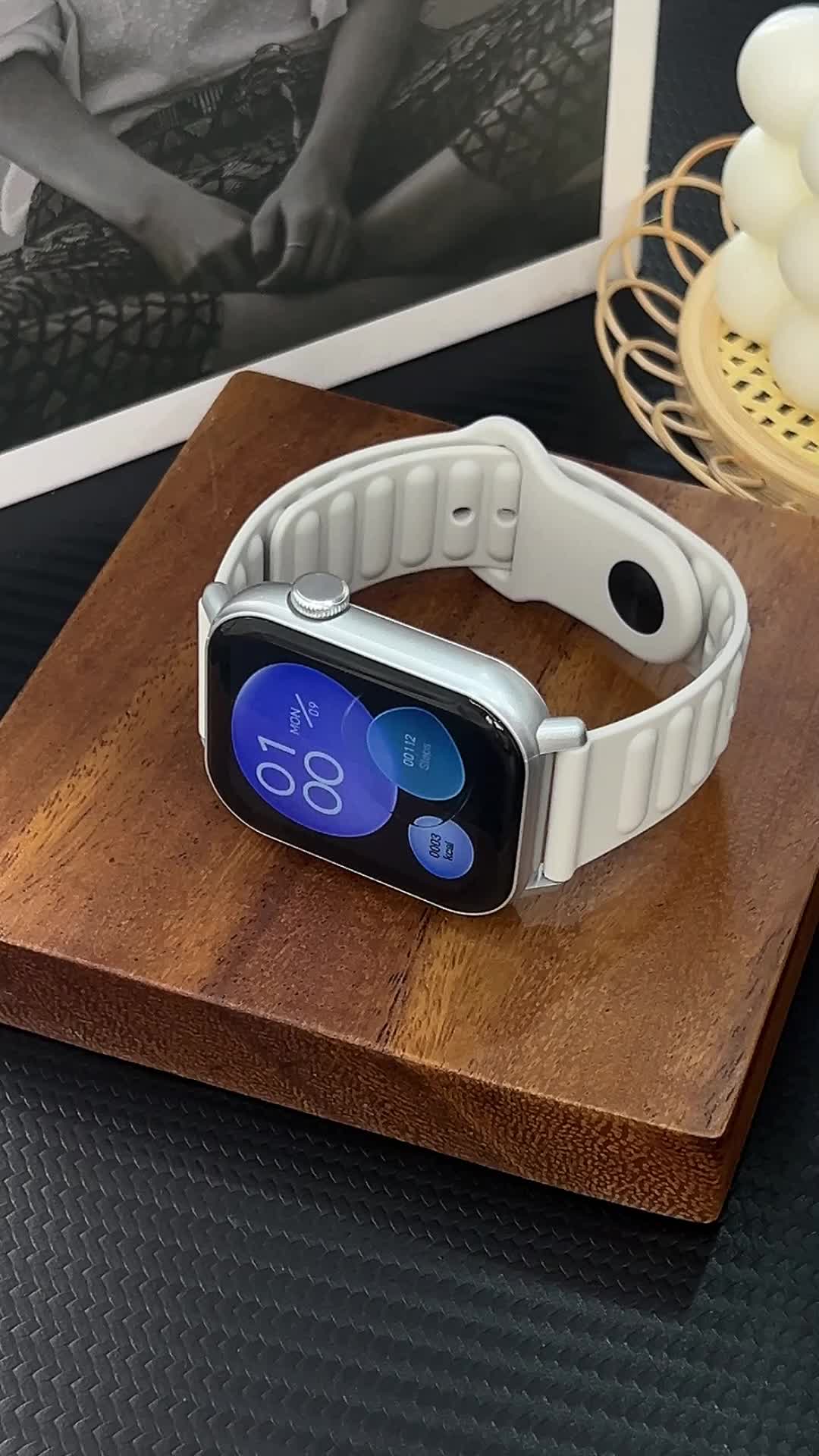 【COD & Garansi 1 tahun】Huafit METRO2 Smartwatch AI Watch Face | Layar HD 1.83'' | Tahan Air IP68 | SpO2 | Panggilan BT | Ganti Wallpaper | Jam Tangan Pintar Olahraga | Jam Tangan Smartwatch | Aolon