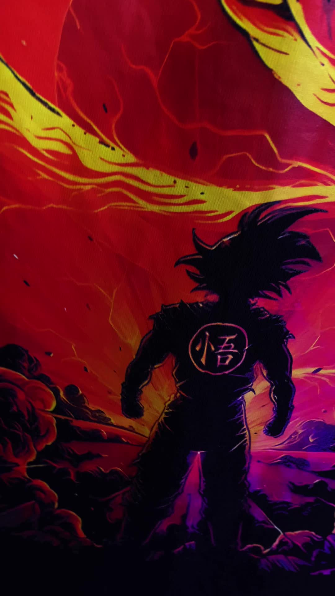 T-Shirt Dragonball - Goku Vs Shenlong - Kaos Distro 100% Katun - Kain Combed 24s - Unisex Pria Wanita Dewasa - Tebal Nyaman Printing Anime & Japan Style - Baju Atasan Cowok / Cewek Sablon Keren Jepang Streetwear Digital - DS0206