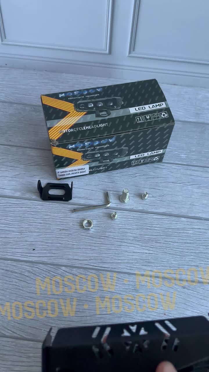 LAMPU TEMBAK SQL 4 MATA LED LAMPU UTAMA HEADLAMP SQL FULL BODY BESI + BAUT BREKET PNP LAMPU SOROT FOGLAMP SQL 18W HARGA SATUAN TANPA KIPAS DOUBLE COLOR HIGH LOW PUTIH KUNING ORIGINAL MOSCOW SUPER TERANG FOG LAMP UNIVERSAL MOTOR MOBIL TRUK FUSO DLL