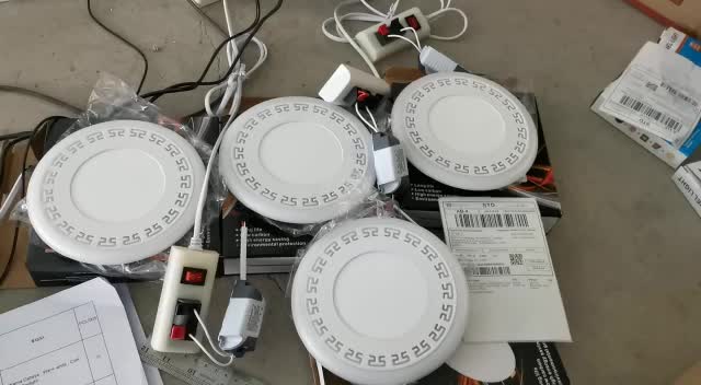Golden LED LAMPU DOWNLIGHT LED 3 WARNA 6WATT LED PANEL LIGHT LED Lampu Plafon White Putih