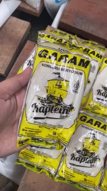 [10pcs] garam dapur cap kaptein kemasan 100gram bumbu dapur berkualitas halal