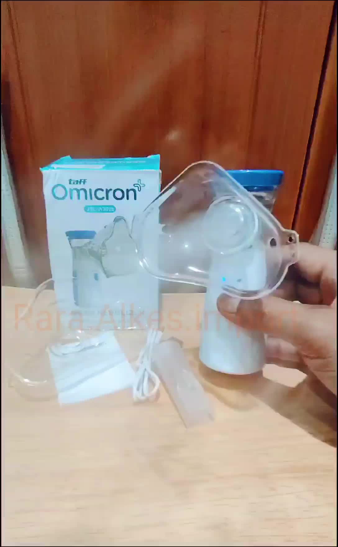 Nebulizer Alat Uap Pernapasan Anak Pelancar Sesak Nafas Asma Ultrasonic Charger Steam Inhale Set Original 302 portable inhaler