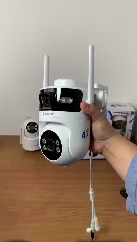 Yoosee Camera CCTV YS-Q107-SIMCARD Outdoor Original Dual Lensa Resolusi 2K Ultra HD COD
