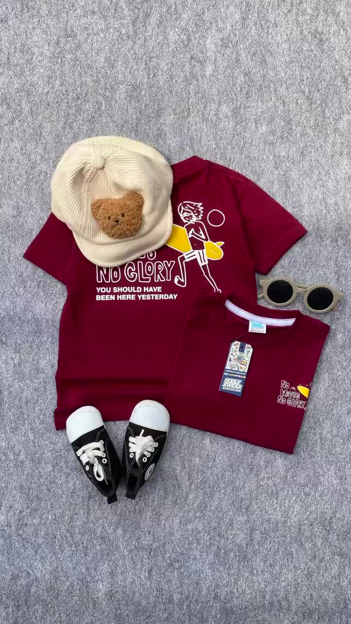 PAKAIAN ANAK DISTRO MOTIF DEPAN BELAKANG GODLYKIDS TANGAN PENDEK LAKI-LAKI USIA 1-12 TAHUN