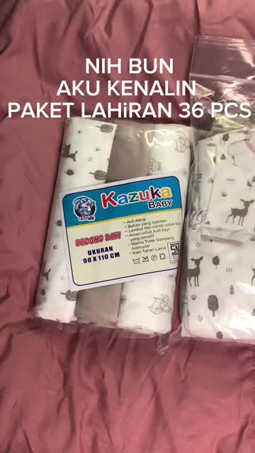 36 Pcs Paket Lahiran Lengkap Baju Bayi Celana Bayi Baru Lahir New Born Gift Set SNI ~ Nafiya Baby Store