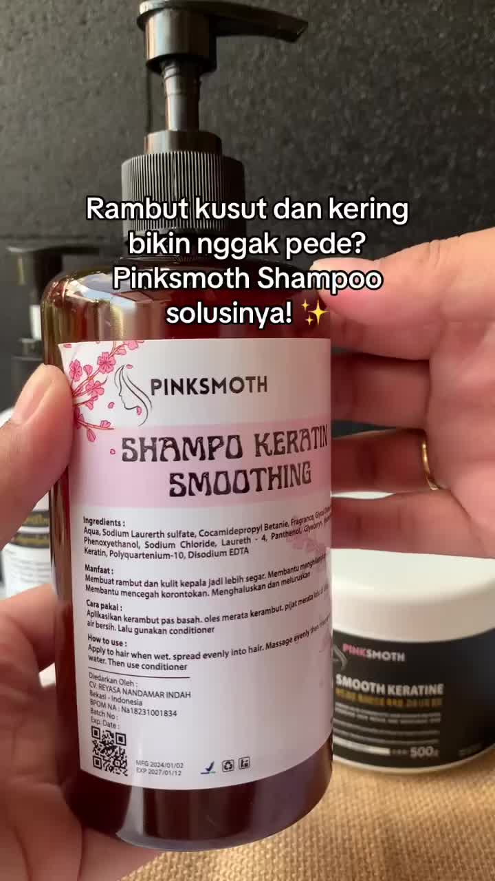 JAUHARE05 SHAMPO KERATIN PELURUS KETOMBE/RONTOK 500ml Shampoo Conditioner AFP Haircare Smoothing
