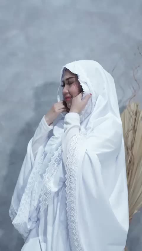Mukena Dewasa Katun Mikro Berlengan Untuk Umroh Dan Haji Model Terkini