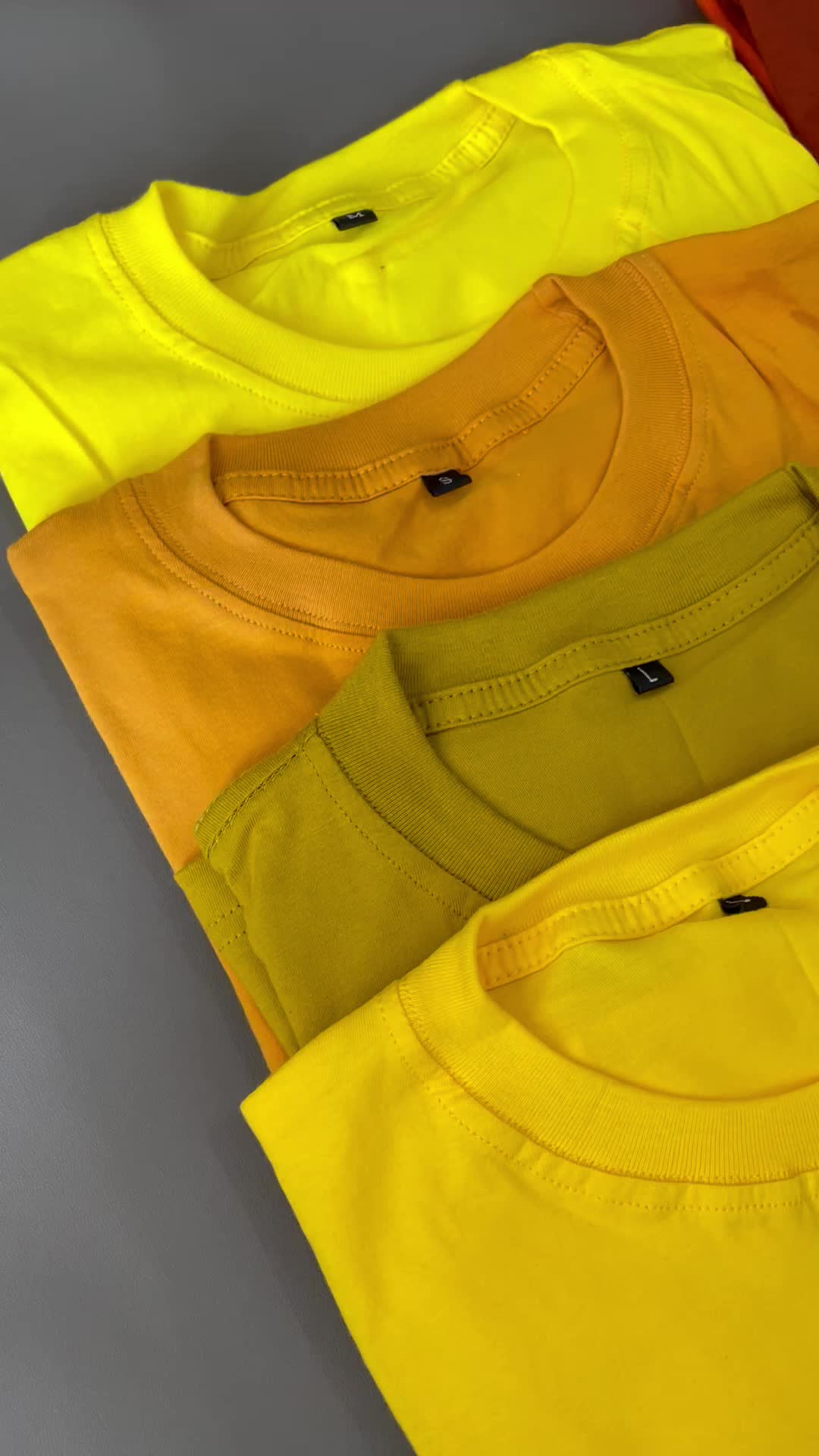 [ALL ORANGE 30s] KAOS POLOS 100% COTTON COMBED