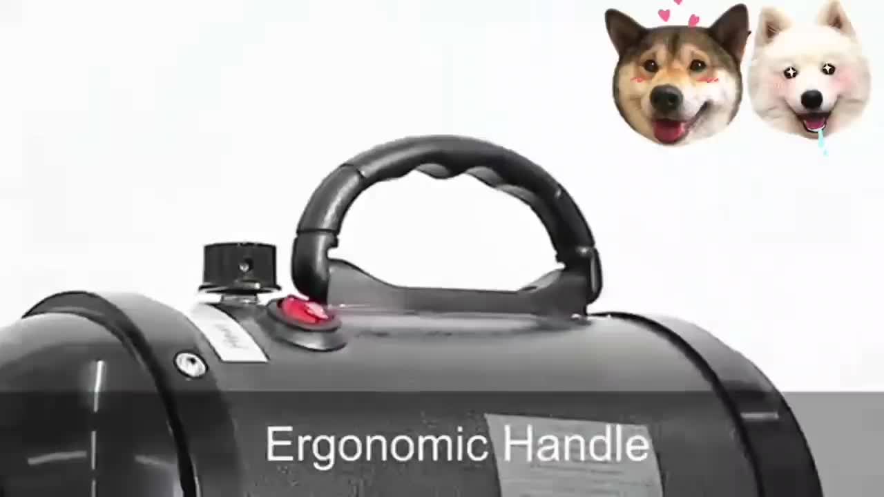 Blower Grooming Kucing Anjing Pet Blower Pengering Bulu Rambut Hewan Hair Dryer Cat Dog Mesin Blow Fast Drying Petshop Heating Pemanas 220V Fast Drying Strong Airflow 3 Noozle