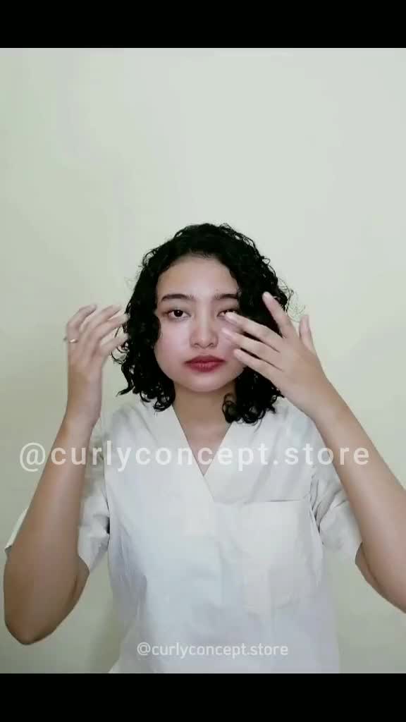 Curly Concept - RUBY - Scrub Cap - with Satin Silk Lining (dengan lapisan dalam Satin)