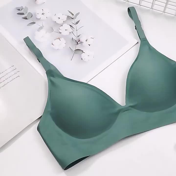 Foona BR682 Bra Wanita Tanpa Kawat Seamless Push Up Bralette Elastis Pakaian Dalam Wanita