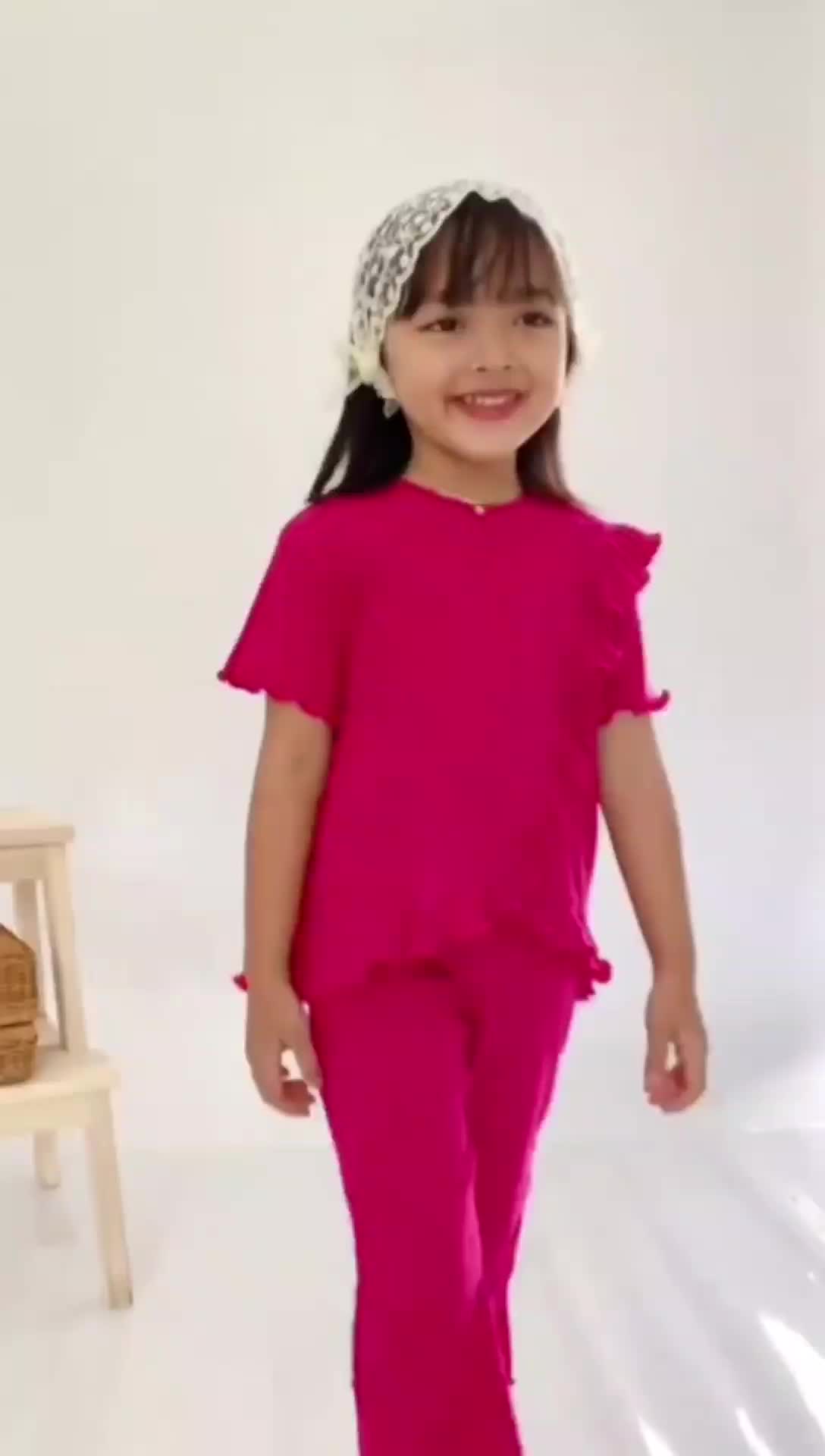 ONE SET / FASHION ANAK PEREMPUAN USIA 1-5 TAHUN / ONE SET MALIKA / SETELAN ANAK CELANA CUTBRAY Anak-Anak
