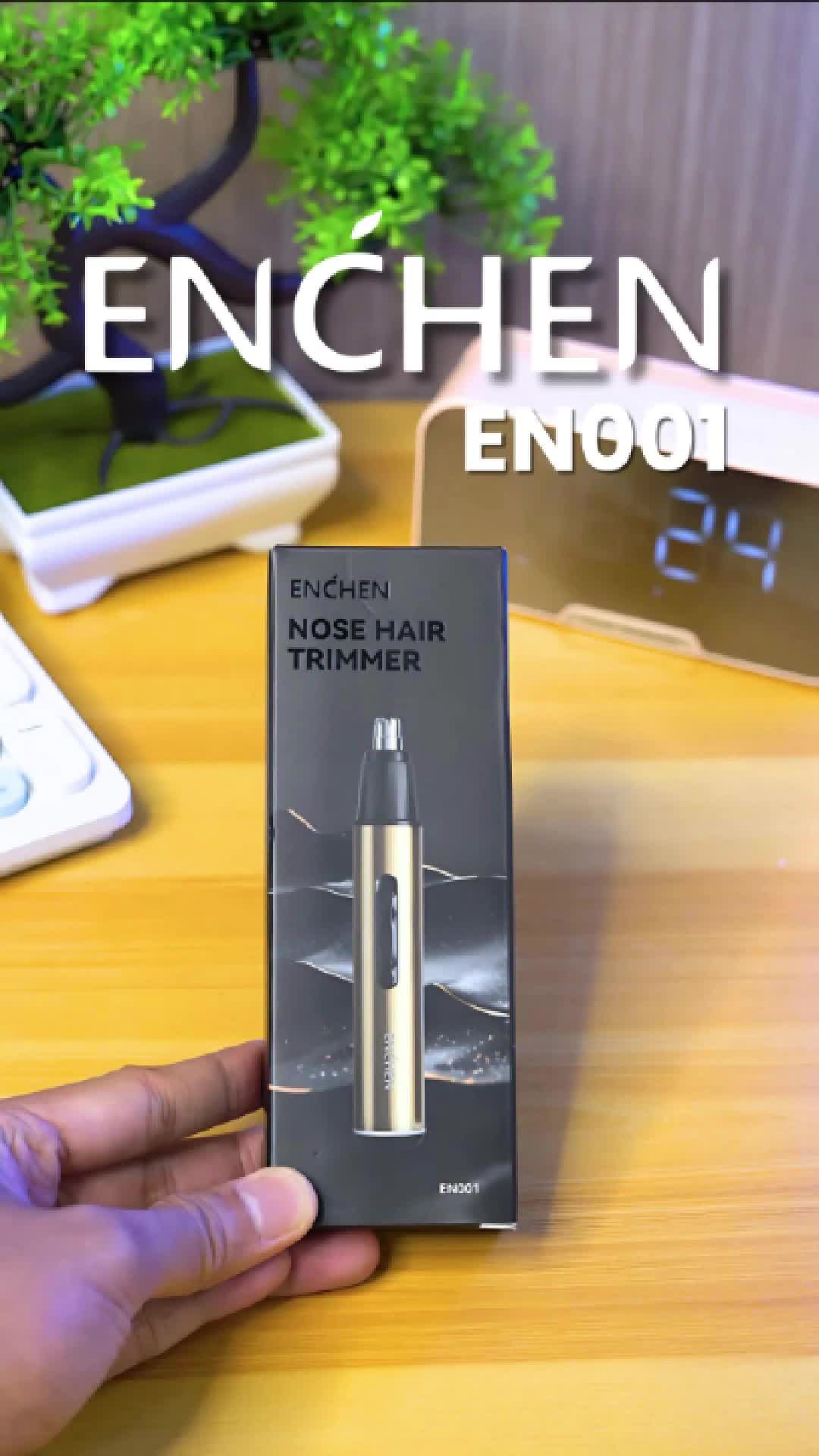 ENCHEN Electric Nose Hair Trimmer Rechargeable Type-C Pembersih Bulu Hidung Home Travel EN001